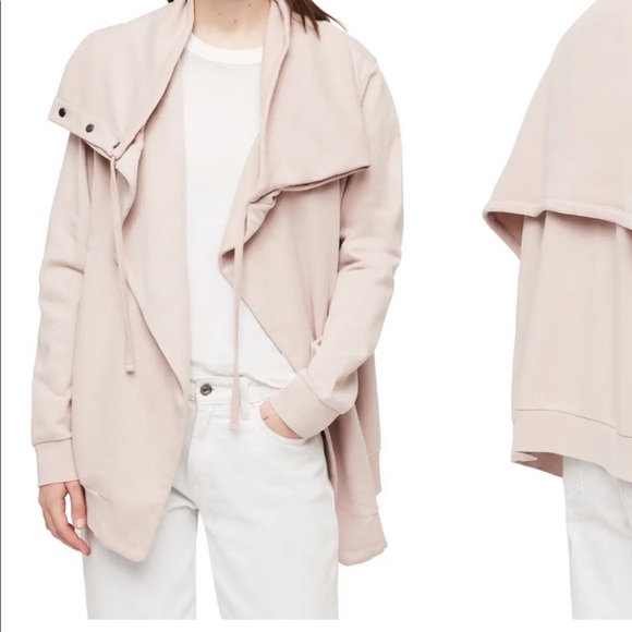 all saints brooke knit jacket